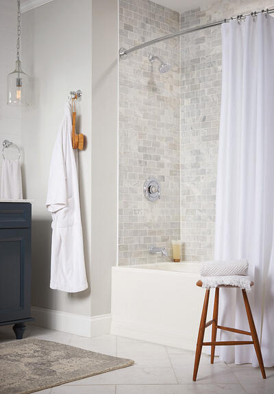 MOEN Hilliard 82537 One-Handle Tub and Shower Faucet in Chrome (Valve Included)