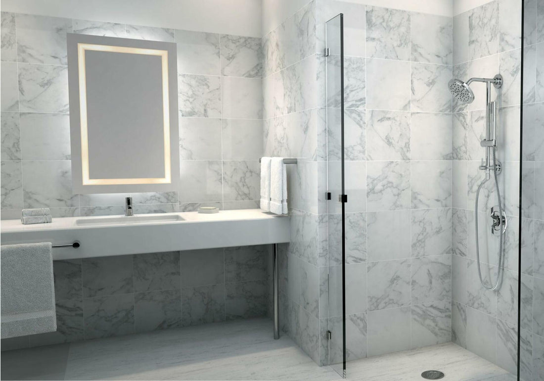 MOEN S176 One-Spray Pattern with 2.5 GPM 6.75 in. Wall Mount Fixed Shower Head in Chrome