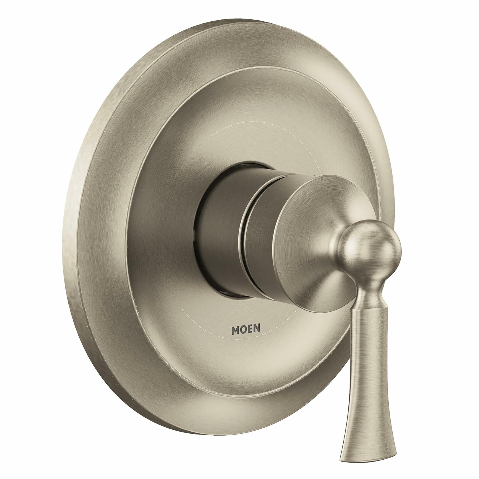 MOEN Wynford UT24501BN M-CORE 2-Series 1-Handle Shower Trim Kit in Brushed Nickel (Valve Required)