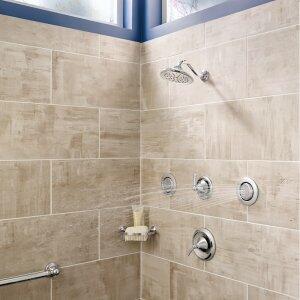 MOEN Wynford Moentrol T5502 Shower Trim Kit with 7-Inch Rainshower in Chrome (Valve Required)