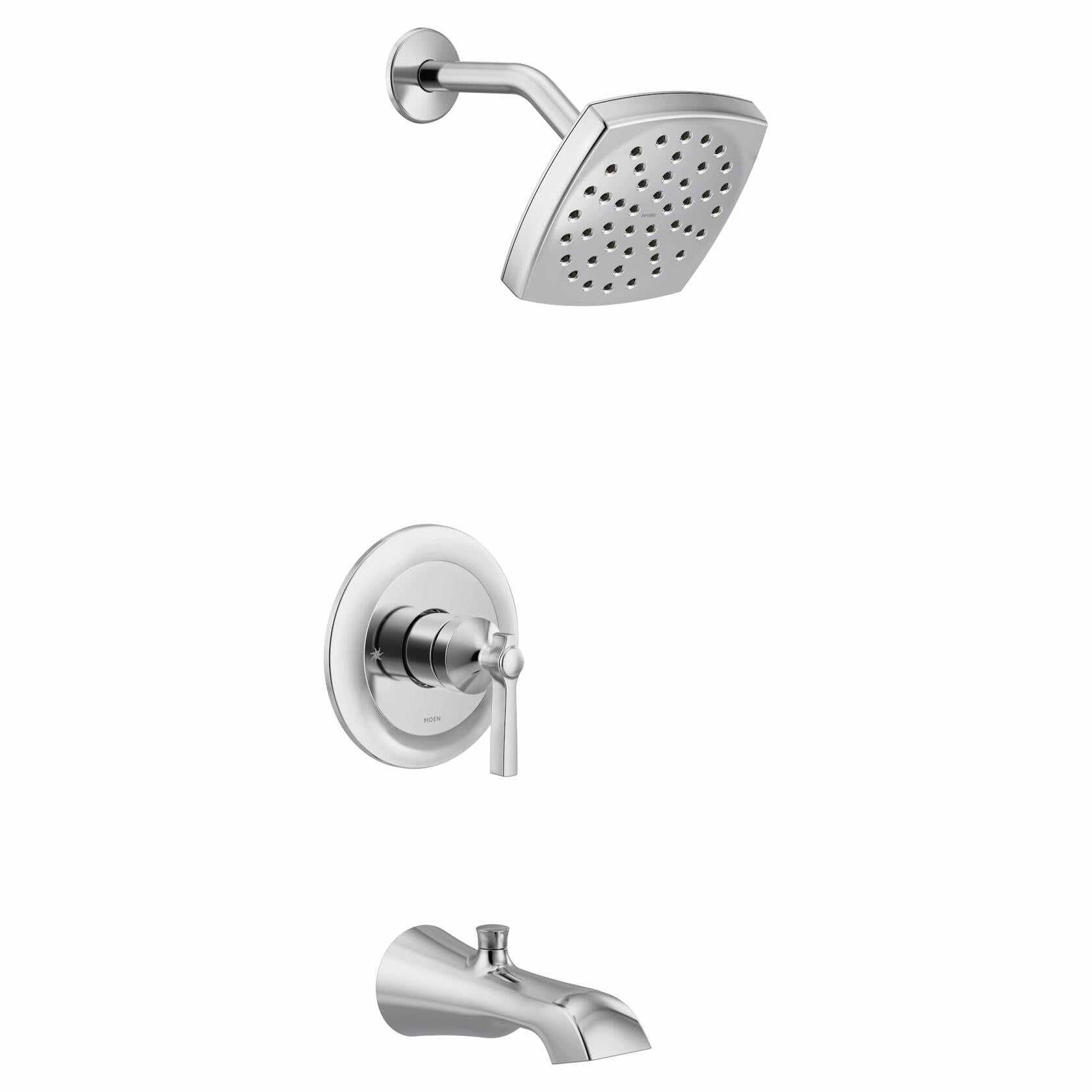 MOEN Flara UTS3913 M-CORE 3-Series 1-Handle Tub and Shower Trim Kit in Chrome (Valve Required)