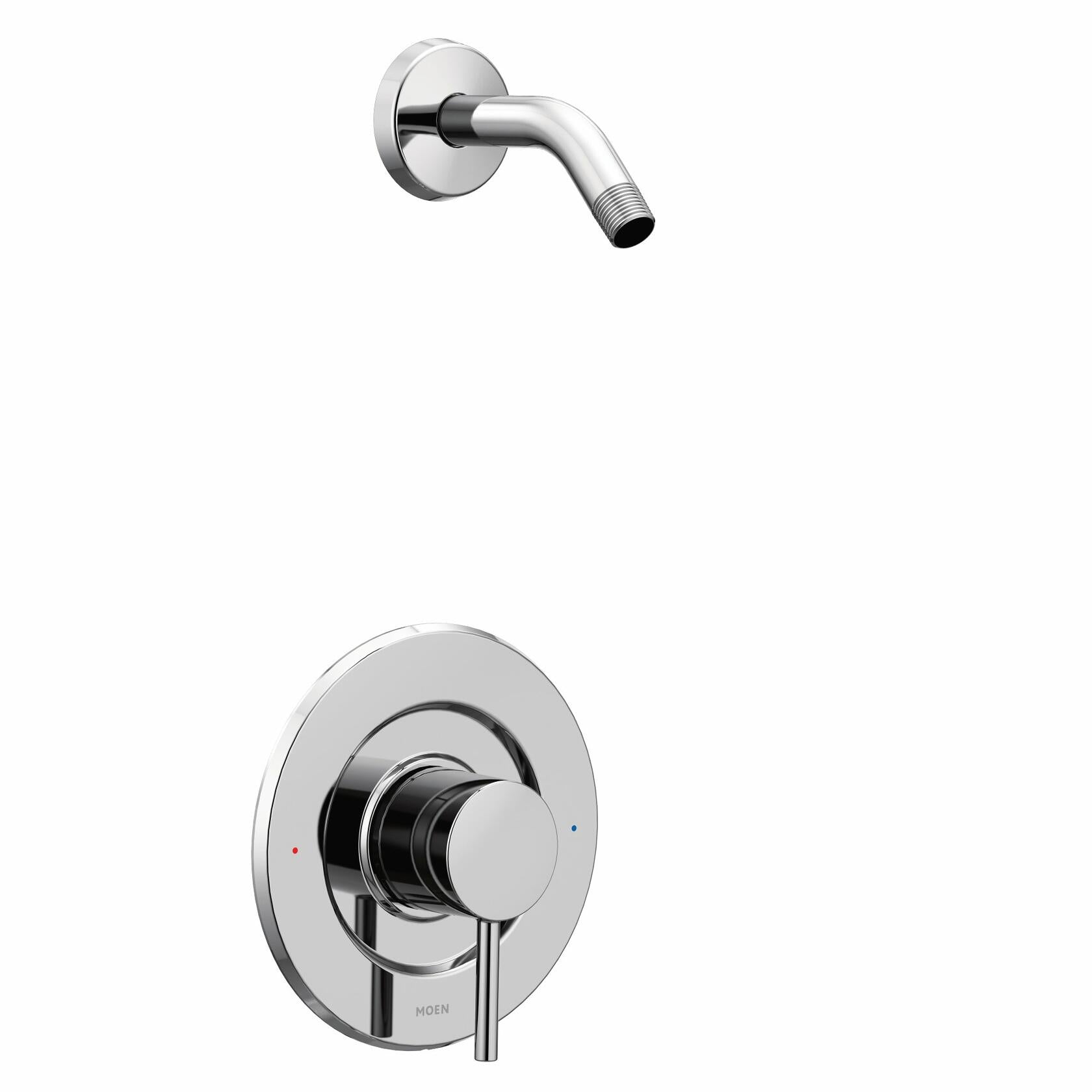 MOEN Align T2192NH Single-Handle Posi-Temp Shower Faucet Trim Kit in Chrome (Valve Not Included)