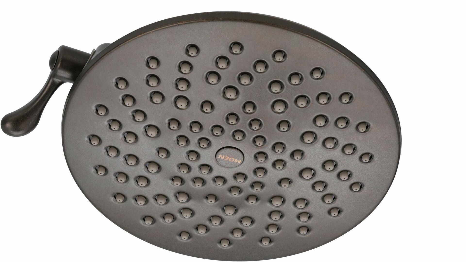 MOEN Velocity S6320ORB 2-Spray Patterns 2.5 GPM 8 in. Wall Mount Fixed Shower Head in Oil Rubbed Bronze