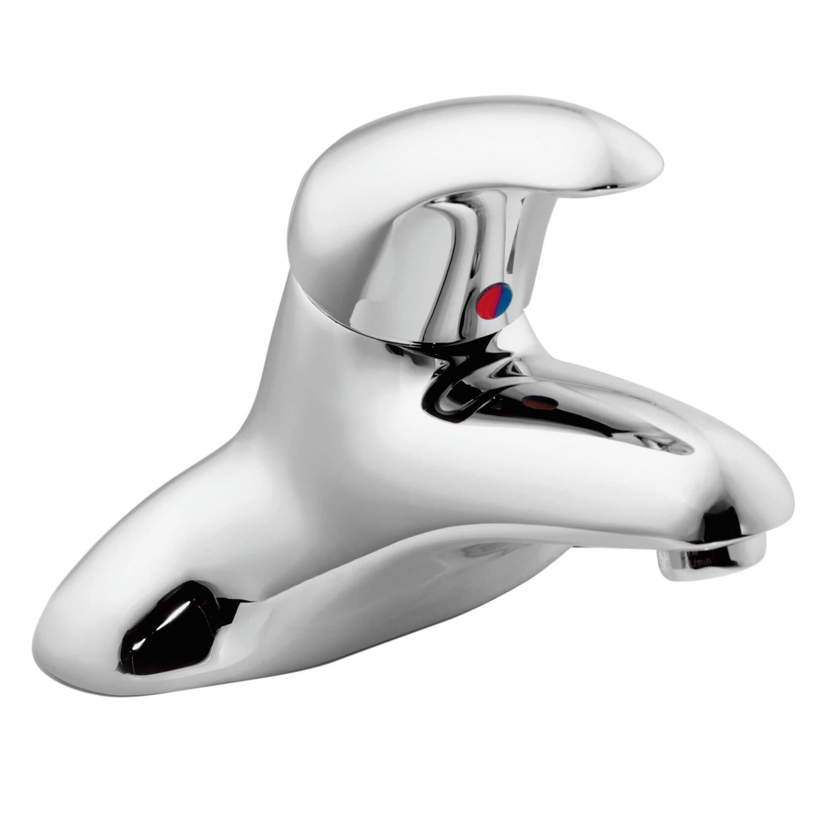 MOEN M-Dura 8414F12 Commercial Single Handle Lavatory Faucet with Drain 1.2 gpm in Chrome
