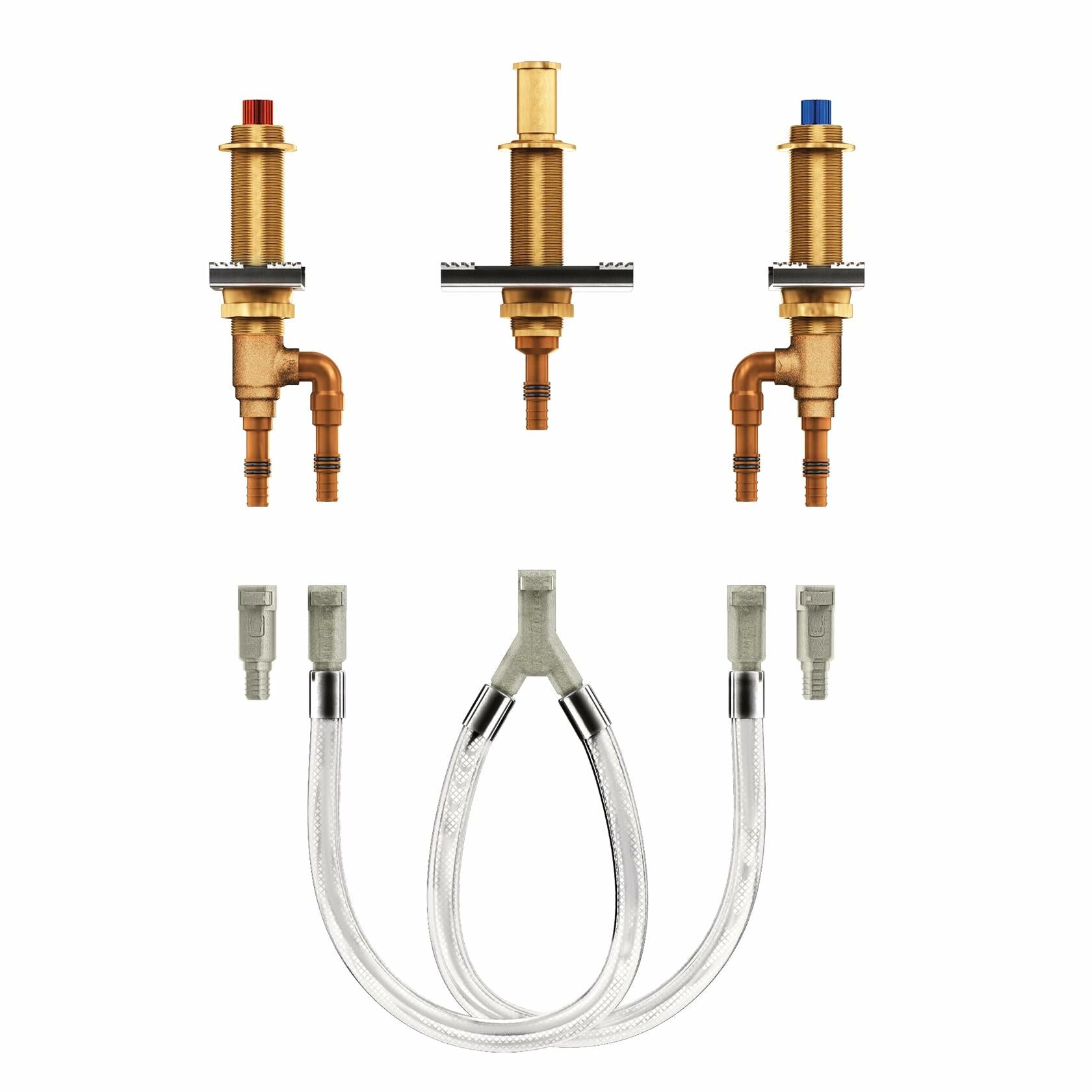 MOEN M-Pact 4794 Two-Handle Roman Tub Valve with 10-Inch Center and 1/2-Inch PEX Cold Expansion