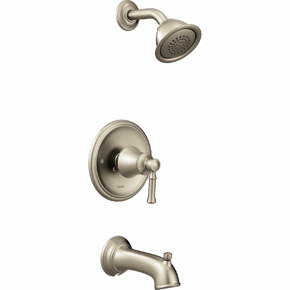 MOEN T2183EPBN Dartmoor Posi-Temp Tub and Shower Trim Kit in Brushed Nickel