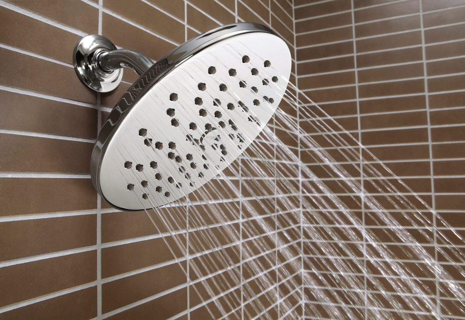 MOEN S6360 One-Spray 8 in. Single Wall Mount Fixed Shower Head in Chrome
