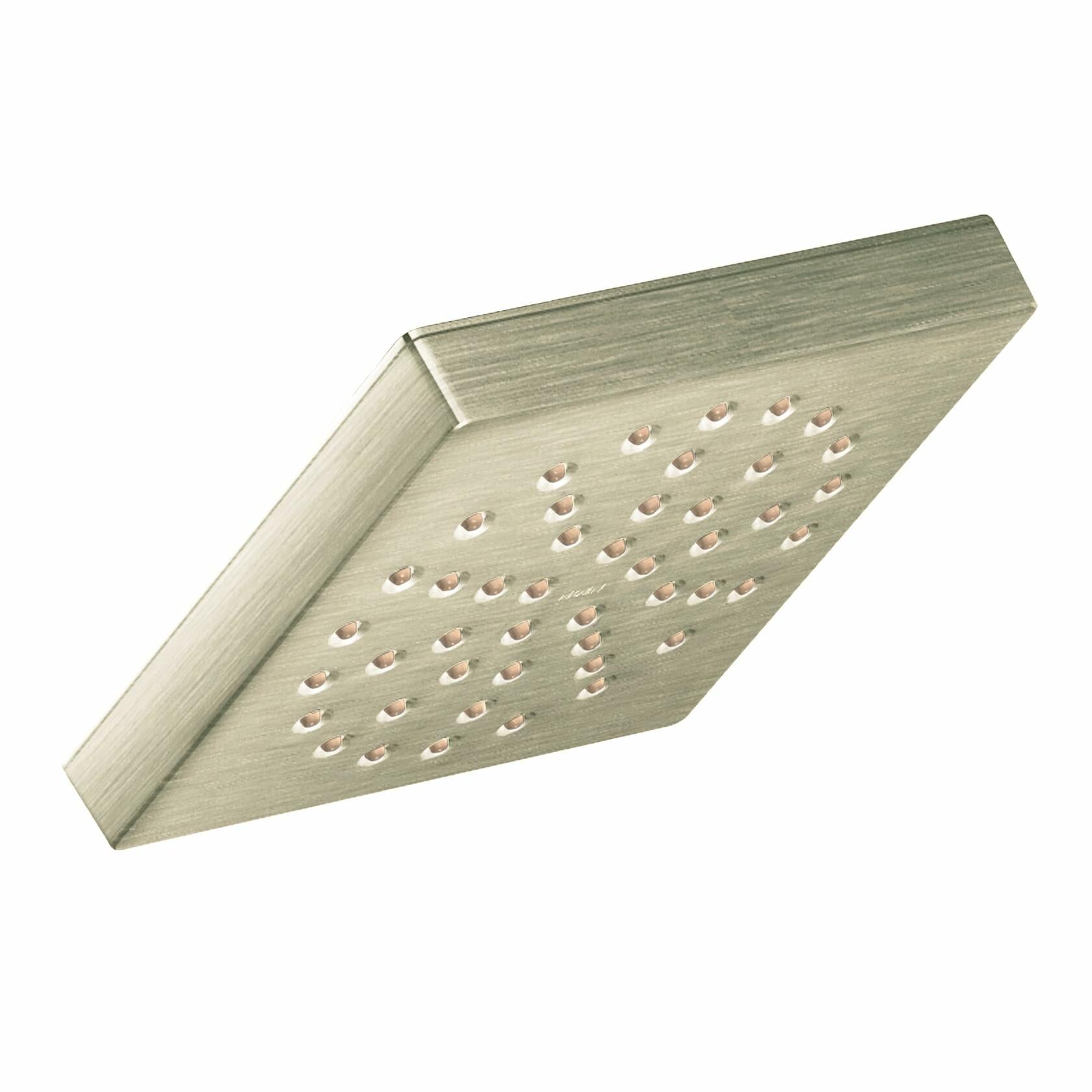 MOEN 90 Degree S6340EPBN 1.75 GPM 6" Single-Function Showerhead in Brushed Nickel