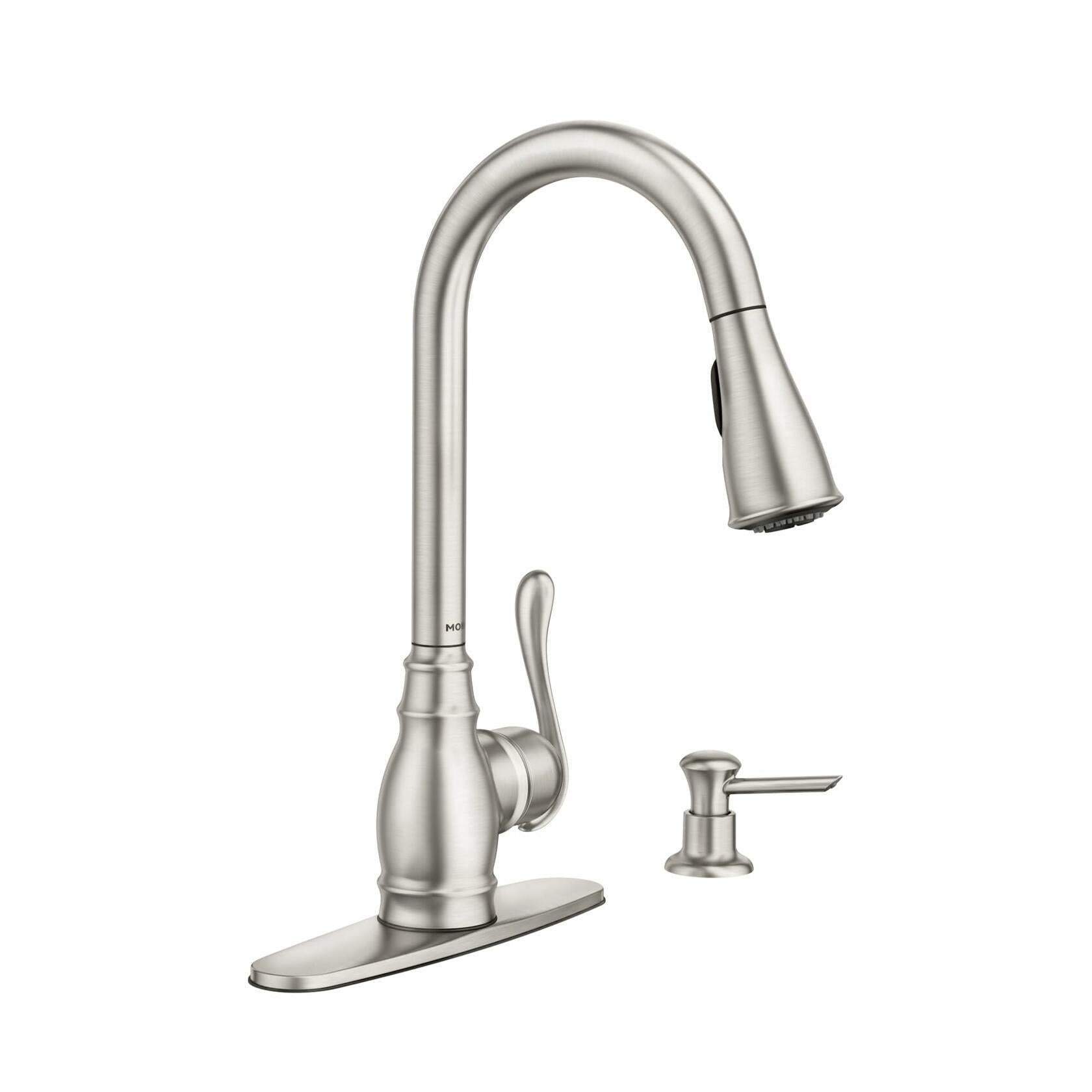 MOEN Anabelle CA87003SRS Single Handle Kitchen Faucet with Reflex in Spot Resist Stainless - Like New