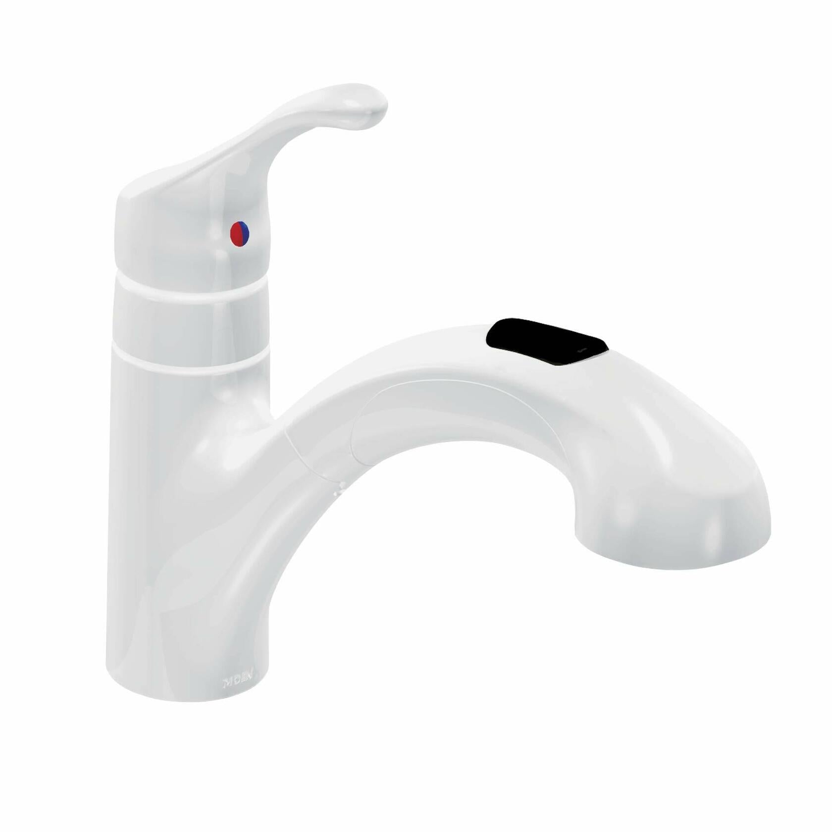 MOEN Renzo CA87316W Single-Handle Pull-Out Sprayer Kitchen Faucet in Glacier - Like New