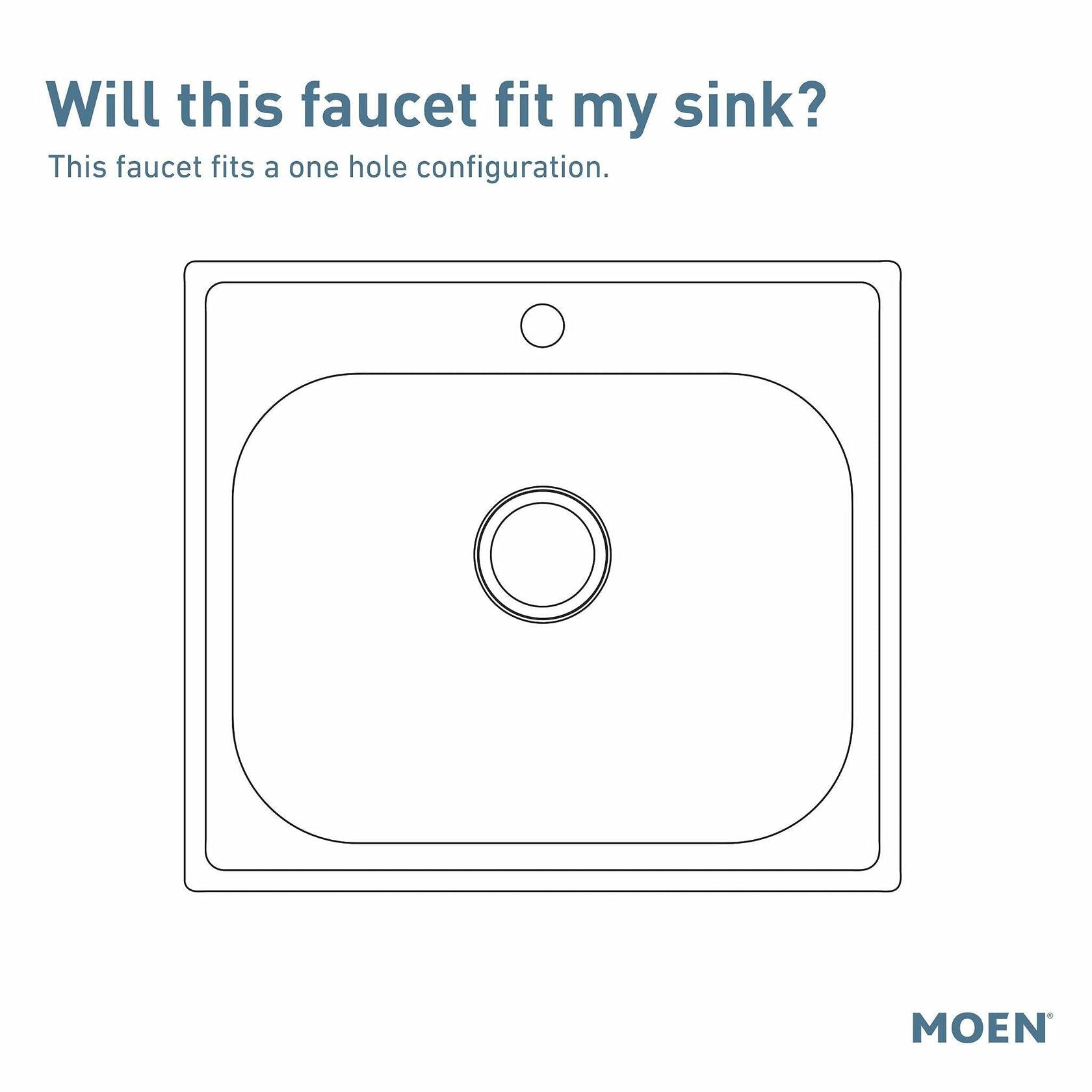 MOEN Kurv 9126SRS One-Handle Pulldown Kitchen Faucet in Spot Resist Stainless - Like New