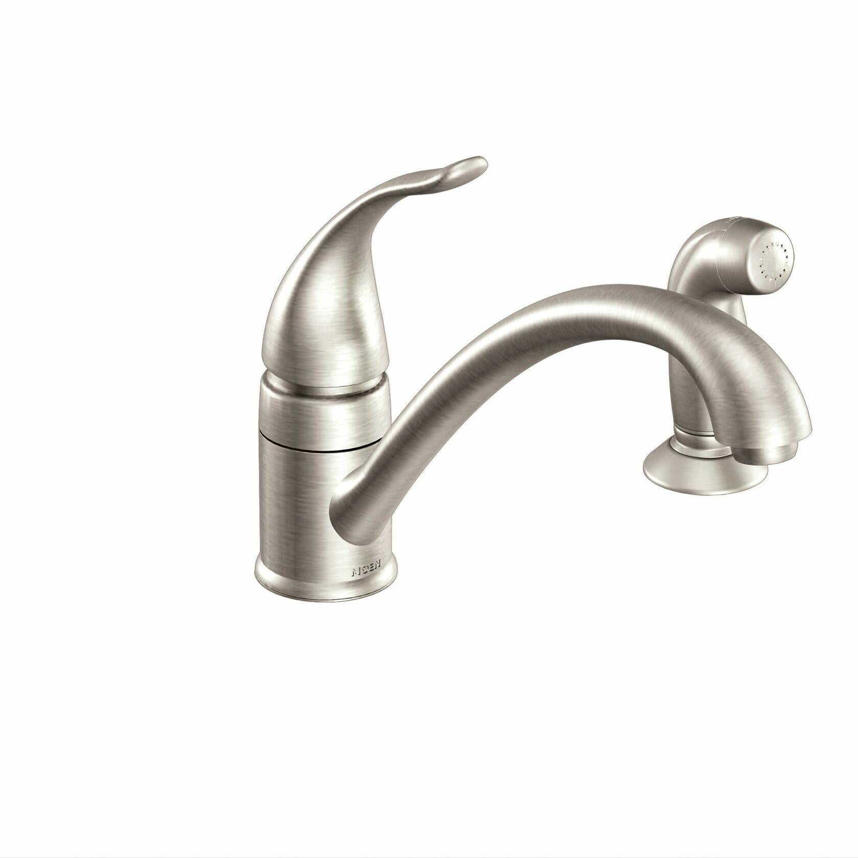 Moen, Spot Resist Stainless CA87480SRS Kitchen Faucet with Side Spray from the Torrance Collection, 375