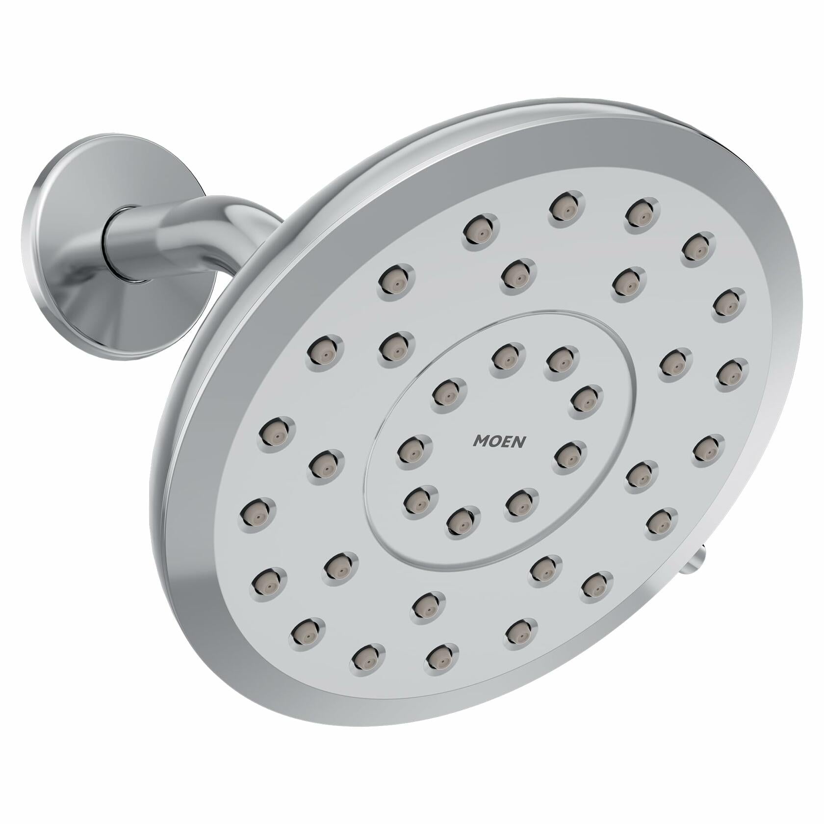 Moen Verso Eco-Performance Infiniti Dial Round Rain Shower Head, 7-Inch Diameter Spray Head, Chrome, 220R7EP