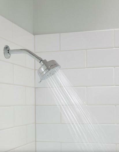 CFG Four Function Wallmount Showerhead, Chrome