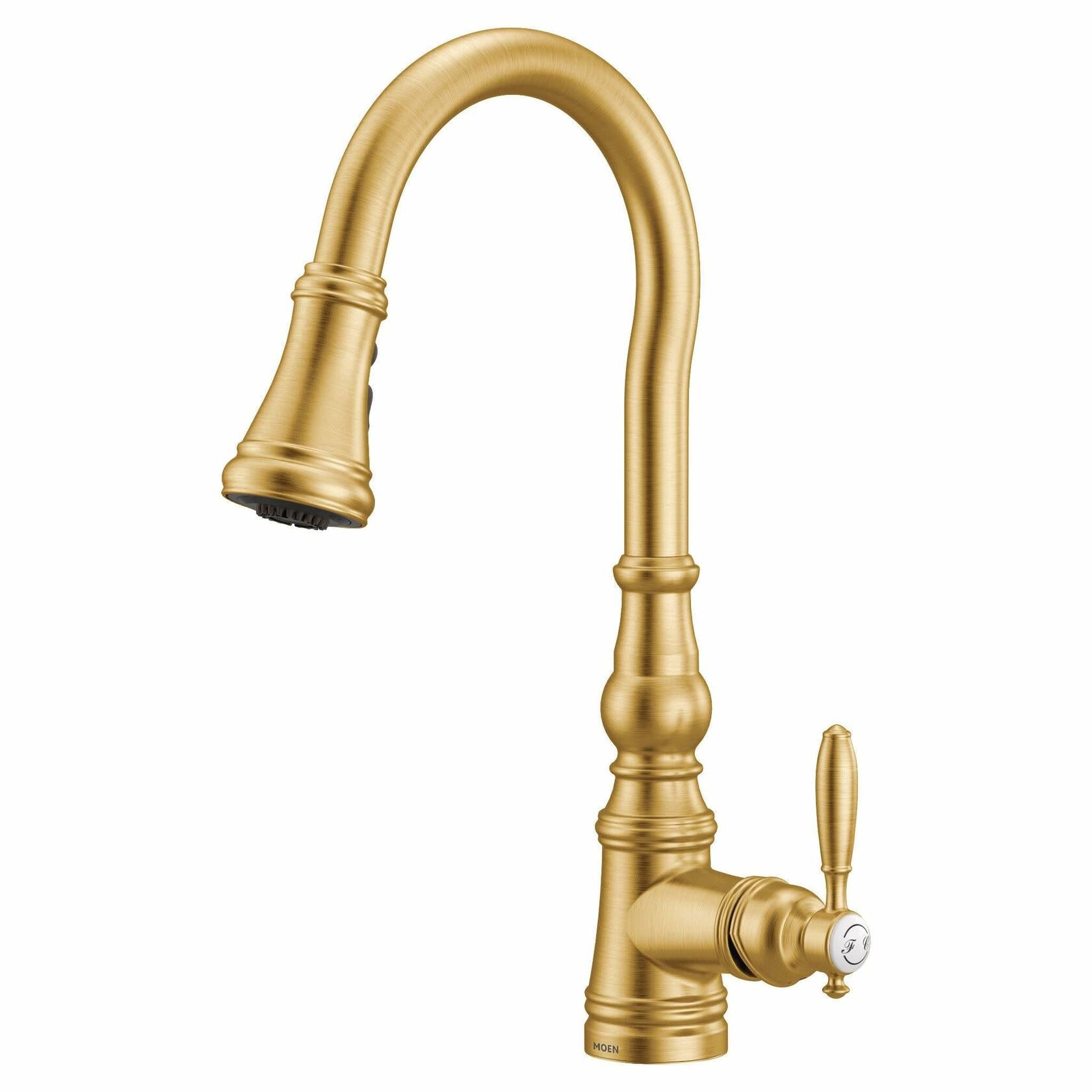 Moen Weymouth Brushed Gold Traditional Shepherd&