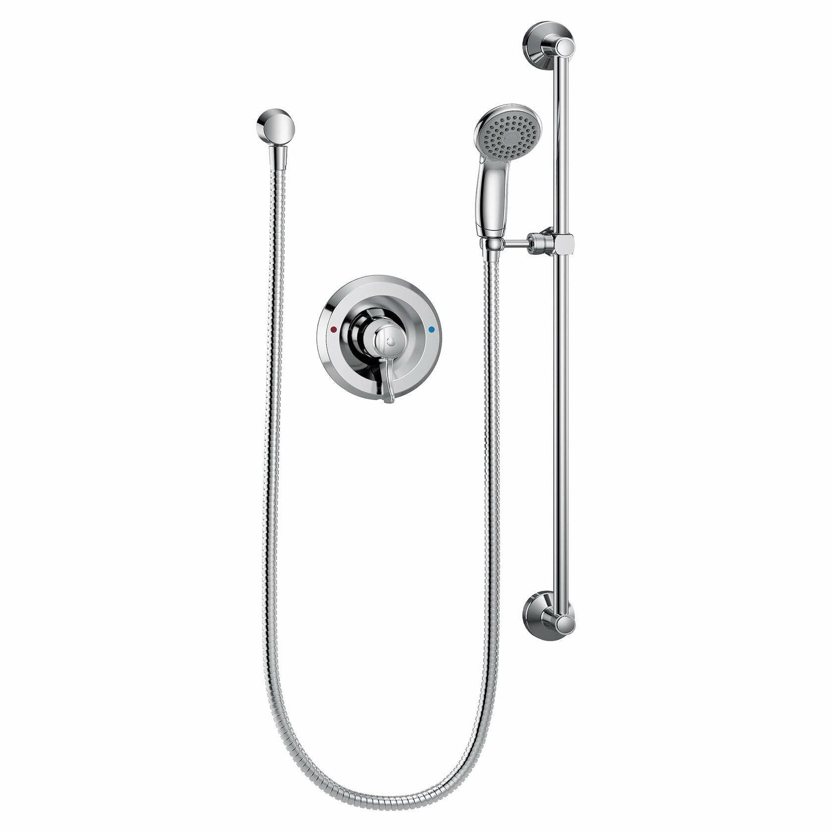 Moen T8346EP15 Commercial Posi-Temp Eco Performance Pressure Balancing Hand Shower System 1.5 gpm, Chrome