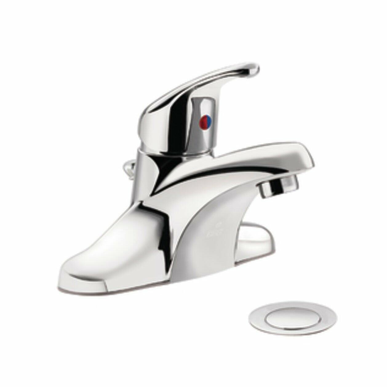 Cleveland Faucets CA40712 Cornerstone Single-Handle Bathroom Faucet with 50/50 Pop-Up Drain, Chrome