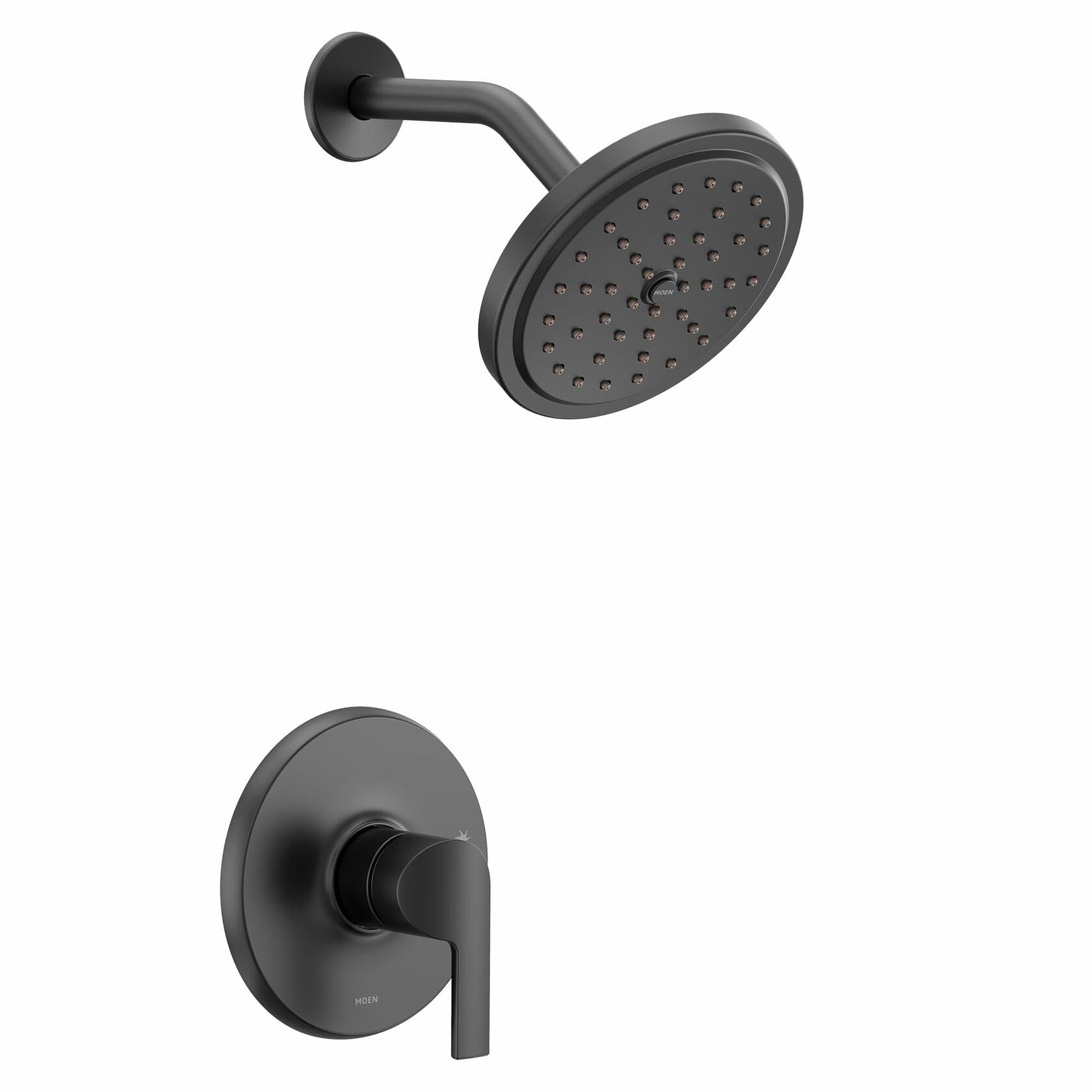 Moen UTS2202EPBL Doux Collection M-CORE 2-Series 1-Handle Shower Trim Kit, Valve Required, Matte Black