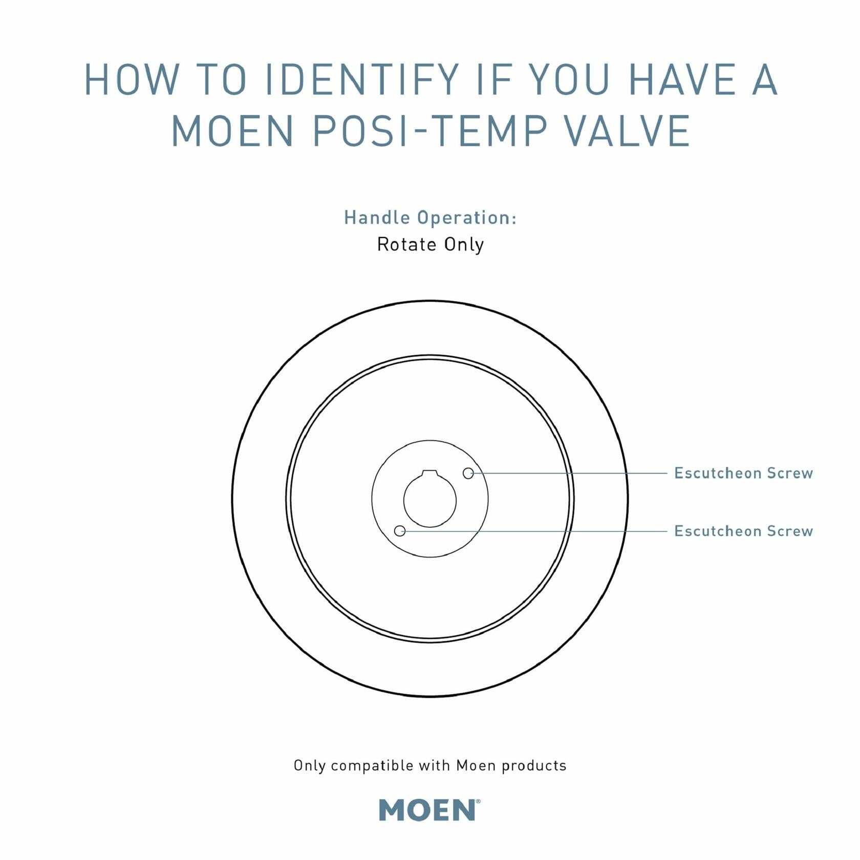 Moen Voss Brushed Nickel Posi-Temp Tub Shower Valve Trim without Showerhead,Valve Required, T2692NHBN