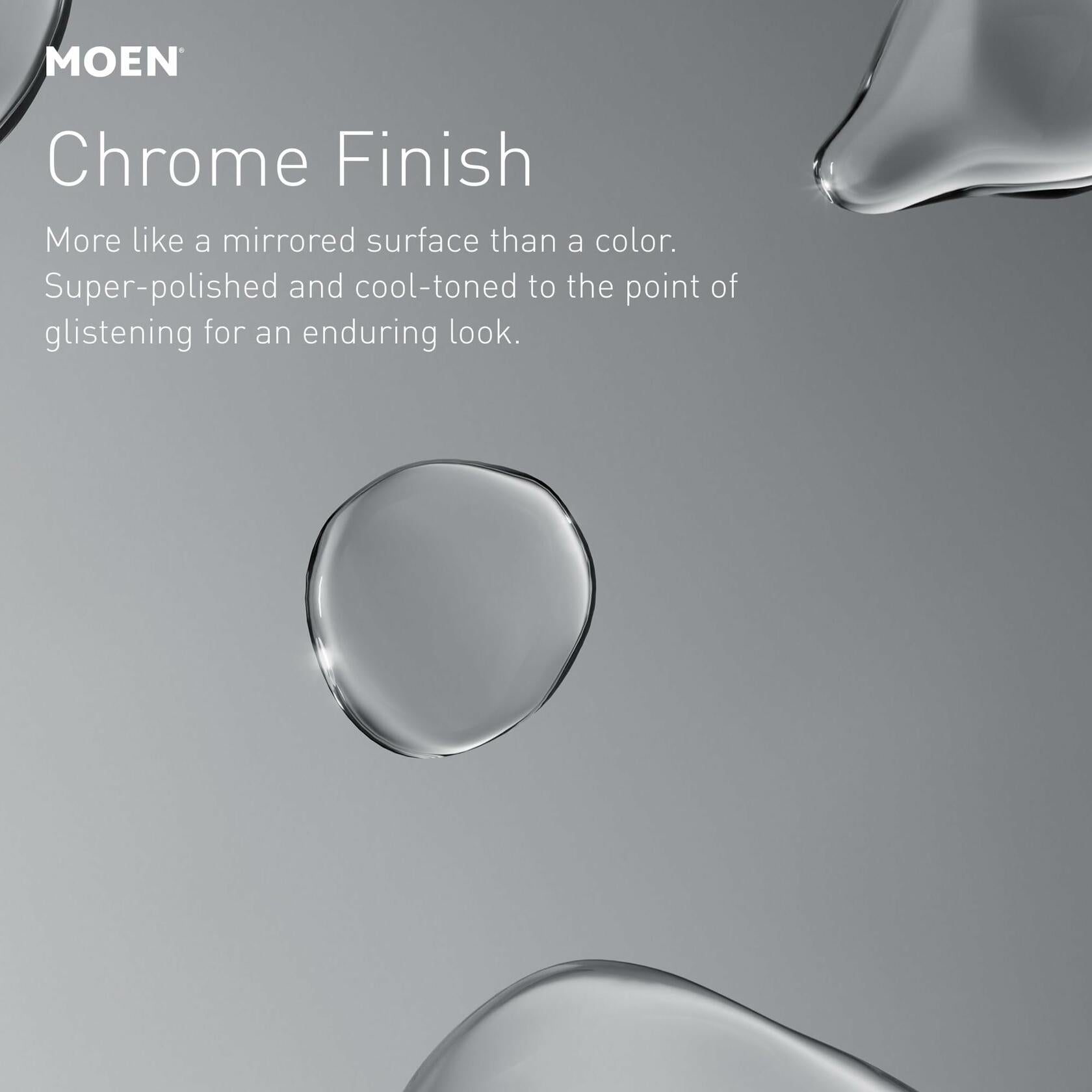 Moen Chateau Chrome Posi-Temp Bathtub Trim Kit with Shower Head, Lever Handle, and Tub Spout, Valve Required, TL183EP
