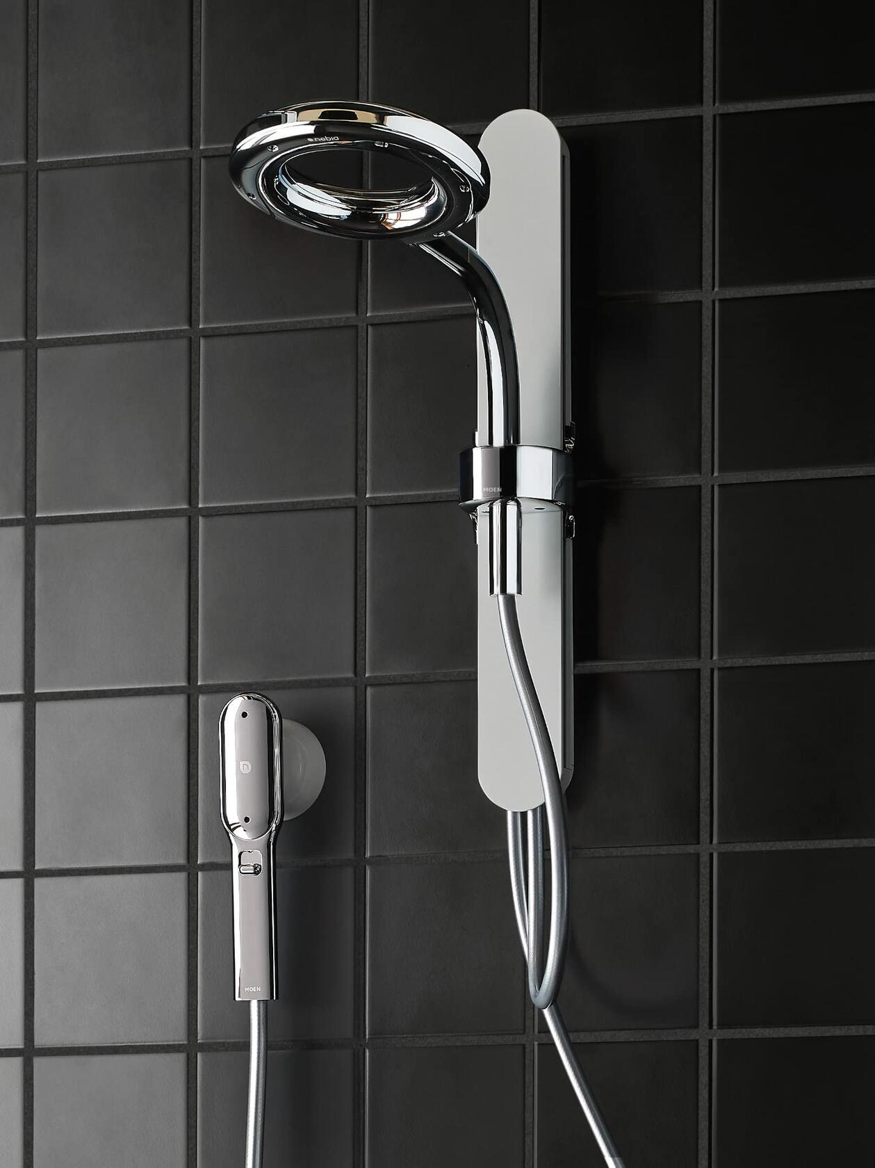 MOEN Spa N207C0SRN Shower including Rainshower, Handshower and Magnetic Dock in Spot Resist Brushed Nickel