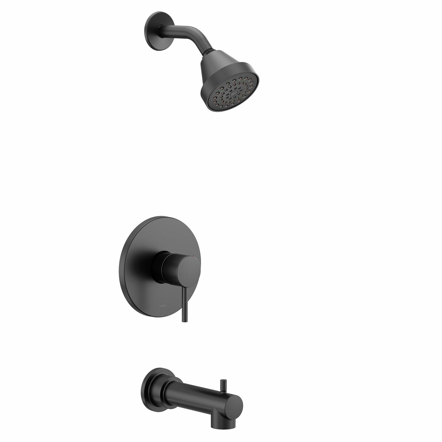 MOEN Align UT2193EPBL M-CORE 2-Series 1-Handle Tub and Shower Trim Kit in Matte Black