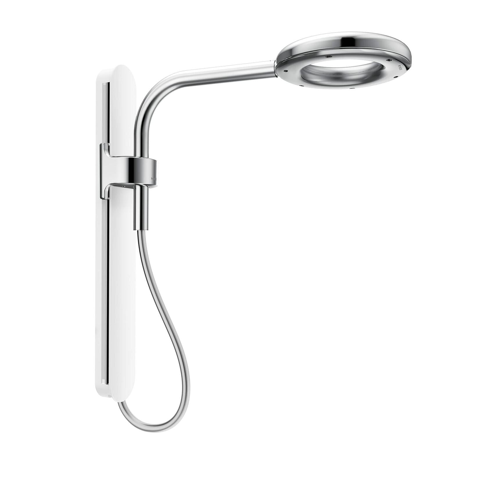MOEN Spa N207R0CH One-Function 7.9 in. Rainshower Spray Head in Chrome/White