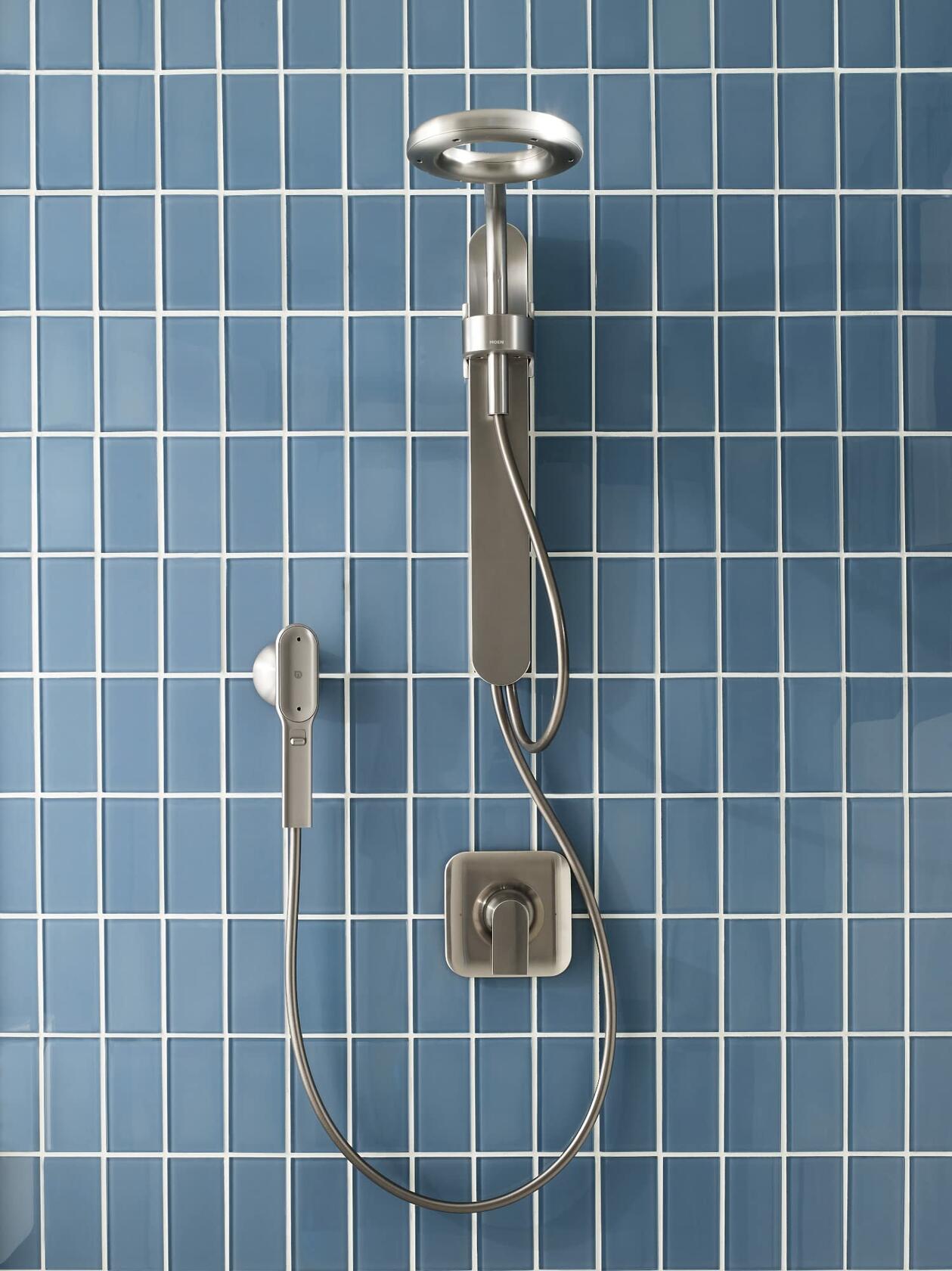 MOEN Spa N207C0SRN Shower including Rainshower, Handshower and Magnetic Dock in Spot Resist Brushed Nickel