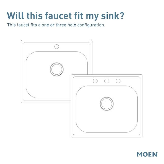 MOEN Koa 87931SRS Single Handle Pull-out Kitchen Faucet with Sprayer in Spot Resist Stainless