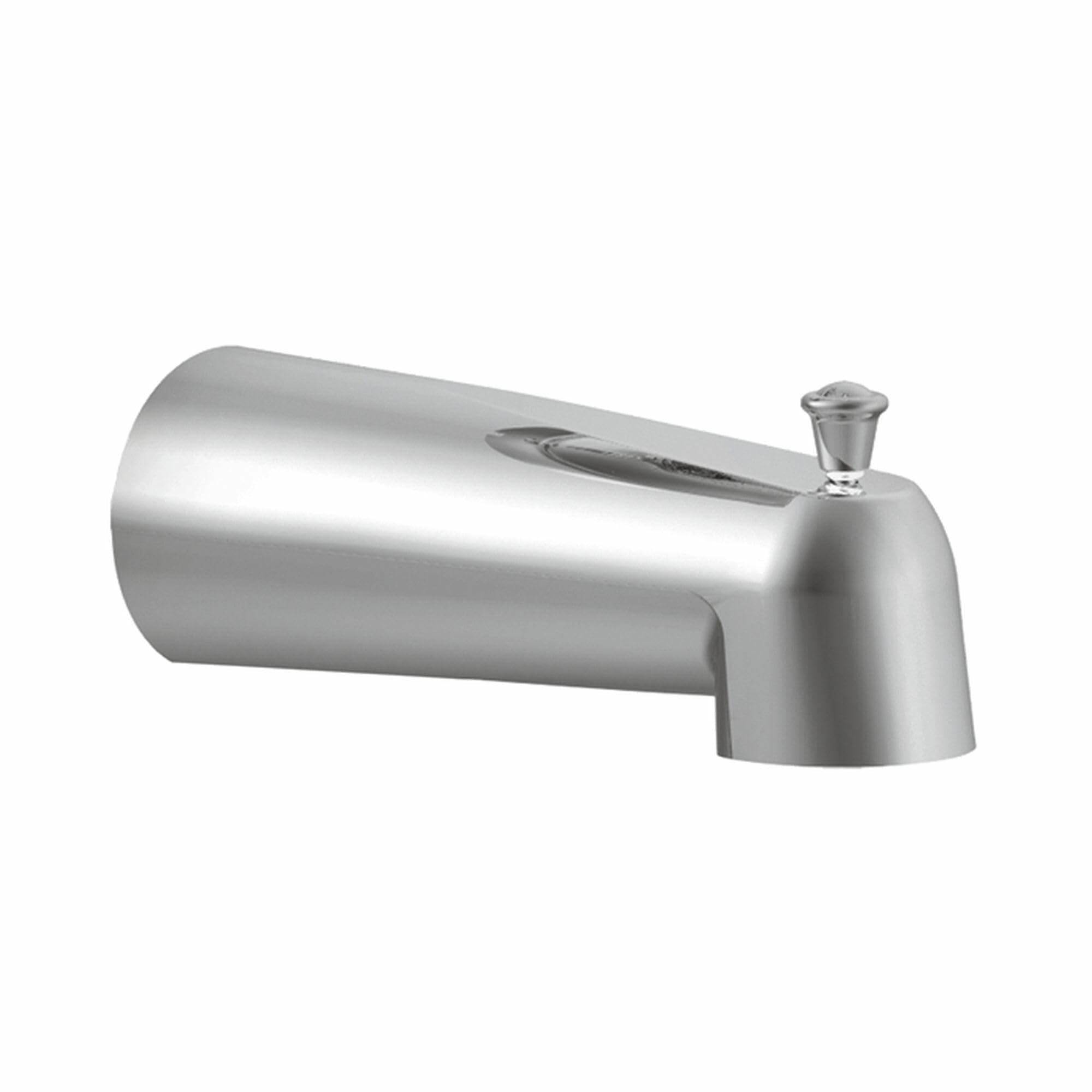MOEN Eva 3853 Replacement 7-Inch Tub Diverter Spout 1/2-Inch Slip Fit Connection in Chrome