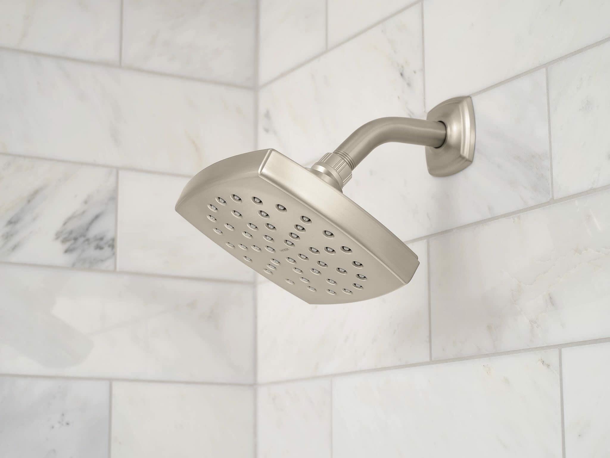 MOEN Finney 82721SRN One-Handle Tub and Shower Faucet in Spot Resist Brushed Nickel (Valve Required)