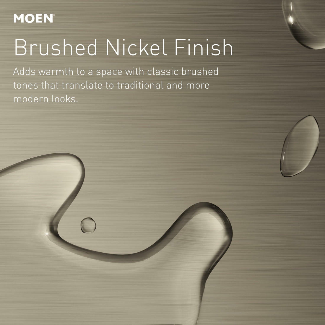 MOEN Gibson T2901BN Posi-Temp Pressure-Balancing Modern Shower Handle Trim in Brushed Nickel (Valve Required)