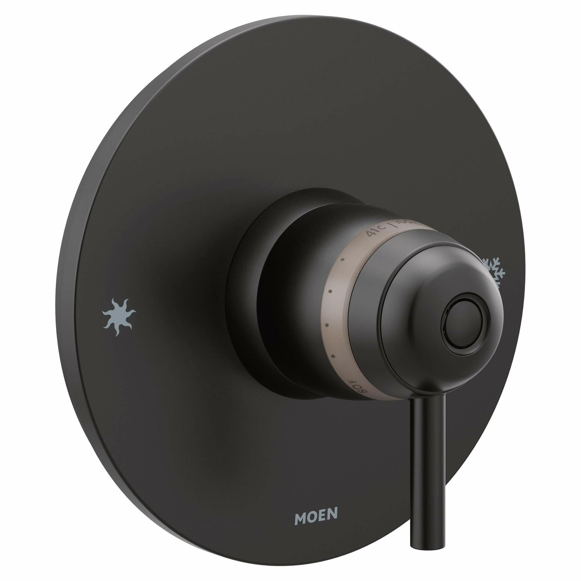 MOEN Arris TS33002BL ExactTemp Thermostatic Trim Kit in Matte Black (Valve Required)