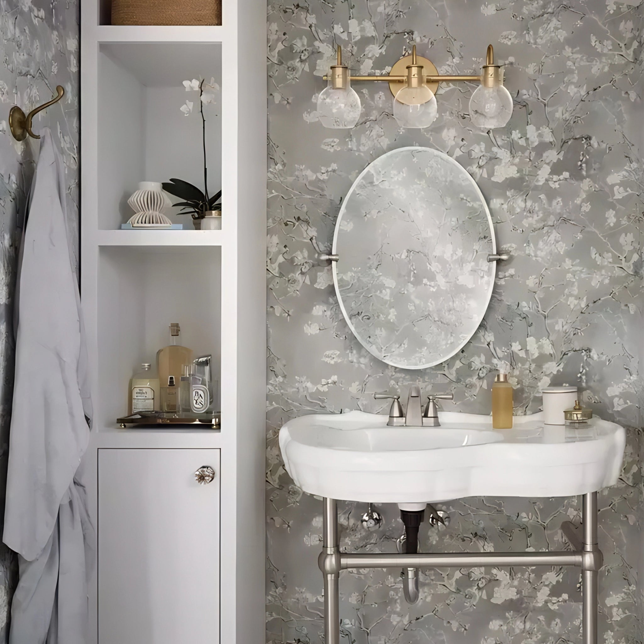 MOEN Banbury 84942SRN 4 in. Centerset Double Handle Low-Arc Bathroom Faucet in Spot Resist Brushed Nickel