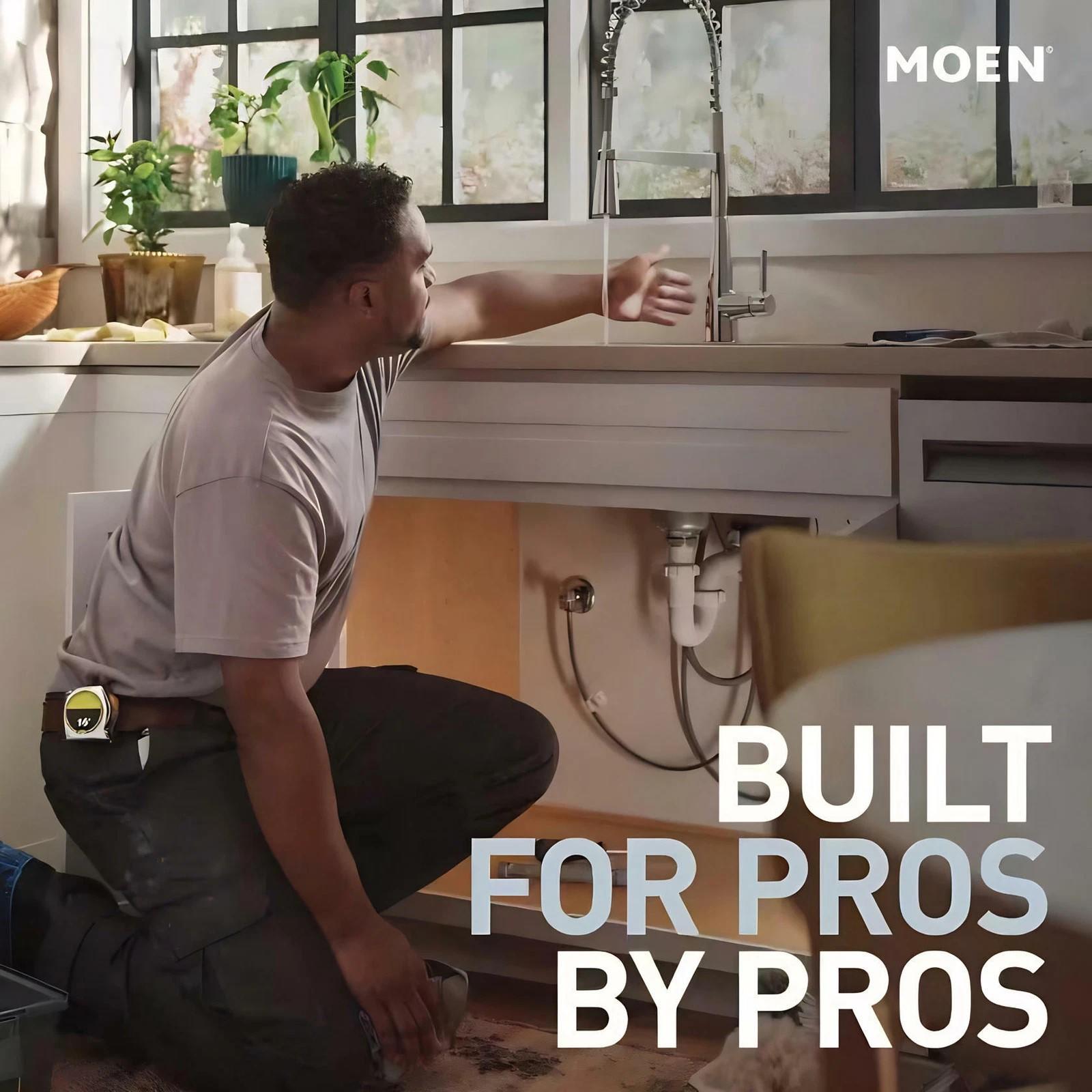 MOEN Caldwell WS84667 Centerset Two Handle Bathroom Sink Faucet in Chrome