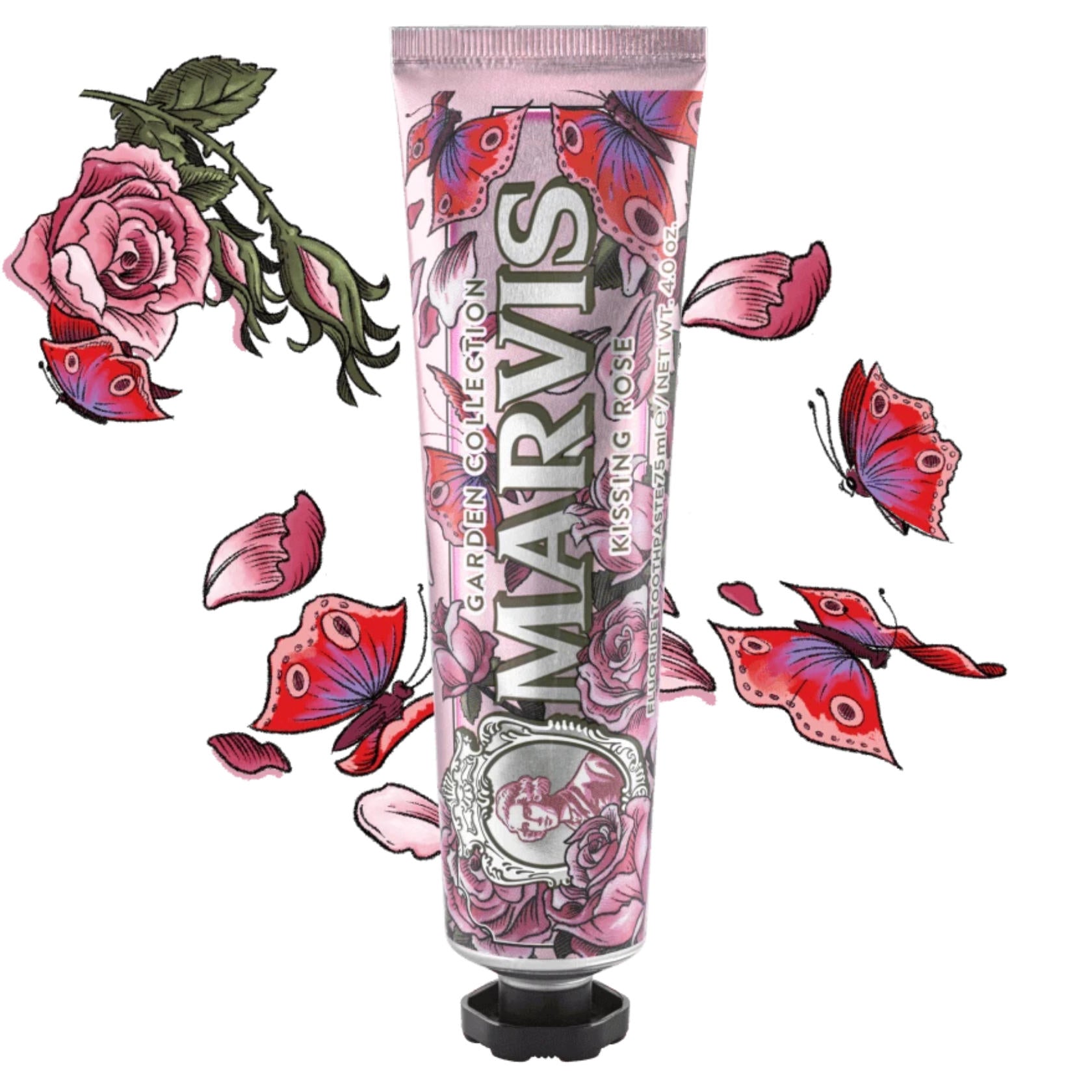 Marvis Toothpaste Whitening Mint, Licorice, Sinuous Lily, Vegan Cruelty-Free 85 ml