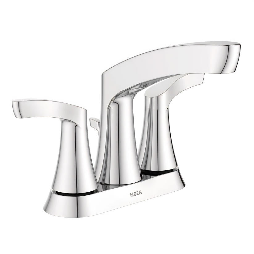 MOEN Danika WS84633 Two-Handle High Arc Bathroom Faucet in Chrome