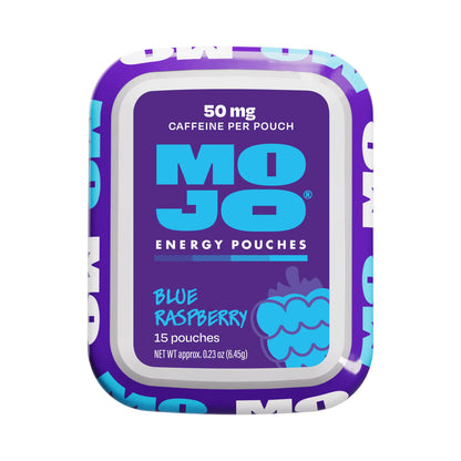 MOJO Energy Pouches 50 mg Caffeine Liquid-Free On-The-Go Energy Boost - 15 Count