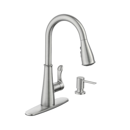MOEN Hadley 87245SRS Pull-Down Kitchen Faucet in Spot Resist Stainless