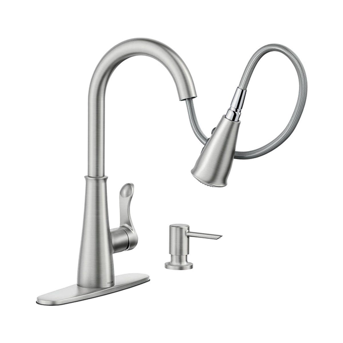 MOEN Hadley 87245SRS Pull-Down Kitchen Faucet in Spot Resist Stainless