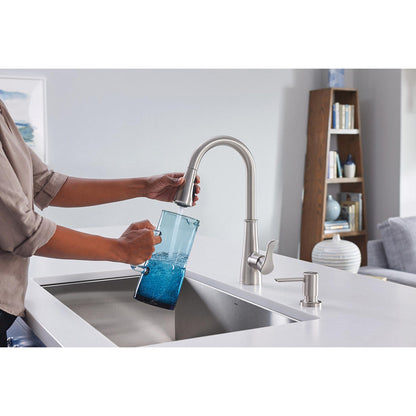 MOEN Hadley 87245SRS Pull-Down Kitchen Faucet in Spot Resist Stainless