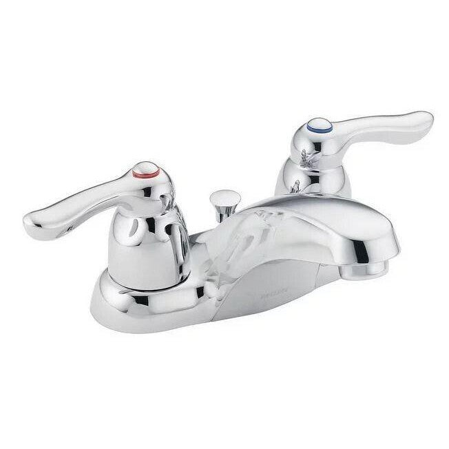 MOEN 64925 Double Handle Centerset Bathroom Faucet in Chrome