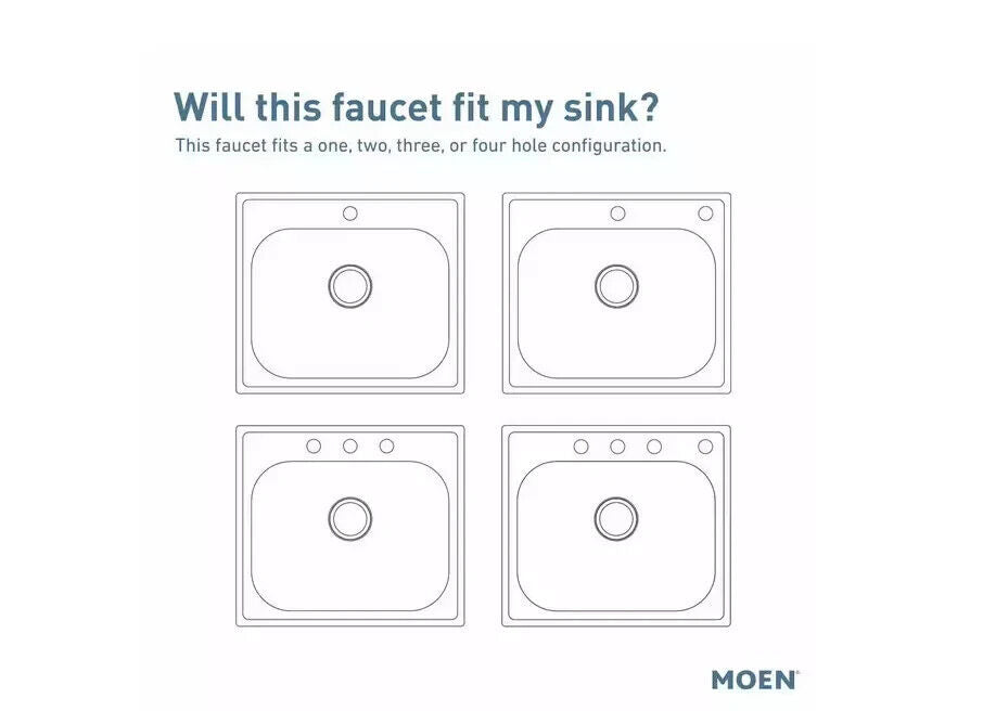 MOEN Birchfield 87205EWSRS Touchless Single-Handle Pull-Down Sprayer Kitchen Faucet in Spot Resist Stainless