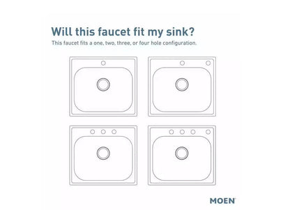MOEN Birchfield 87205EWSRS Touchless Single-Handle Pull-Down Sprayer Kitchen Faucet in Spot Resist Stainless