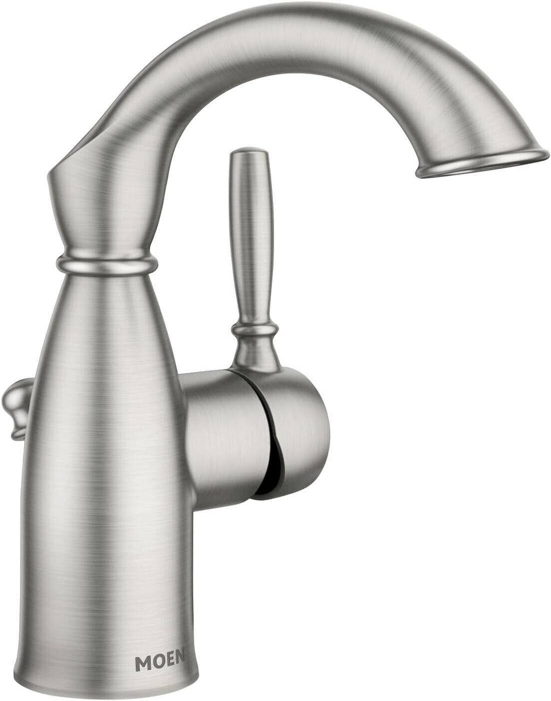 MOEN Sarona 84144SRN Single Hole Single-Handle Bathroom Faucet in Brushed Nickel