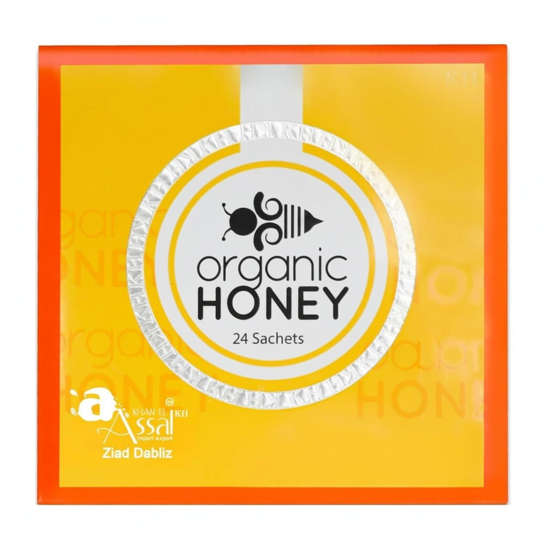 Organic Natural Honey infused with Natural Jelly, Honey Bee Pollen 24 Sachets