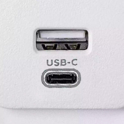 Commercial Electric 6 ft. 7-Outlet Surge Protector with USB in White - Like New