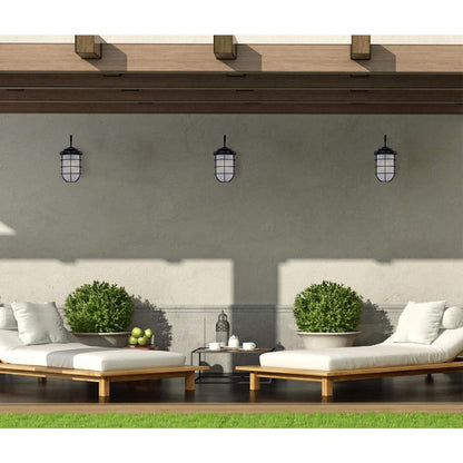 Westinghouse 6347900 Ferry 17" Tall LED Outdoor Wall Sconce - Black
