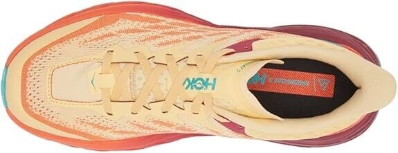 Right Side Only - HOKA ONE Speedgoat 5 Textile Synthetic Impala Flame Size 7.5 - Like New