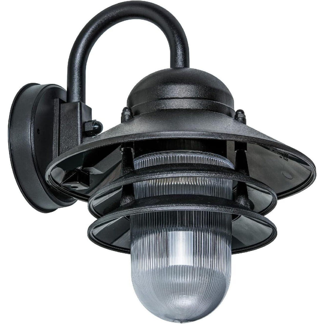 KastLite Polycarbonate Nautical Outdoor Wall Light 10" Diameter x 12.88" Height - Like New